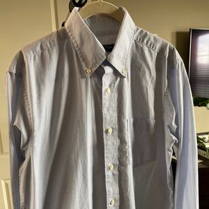 Nautical Long Sleeve Dress-Woven (S)